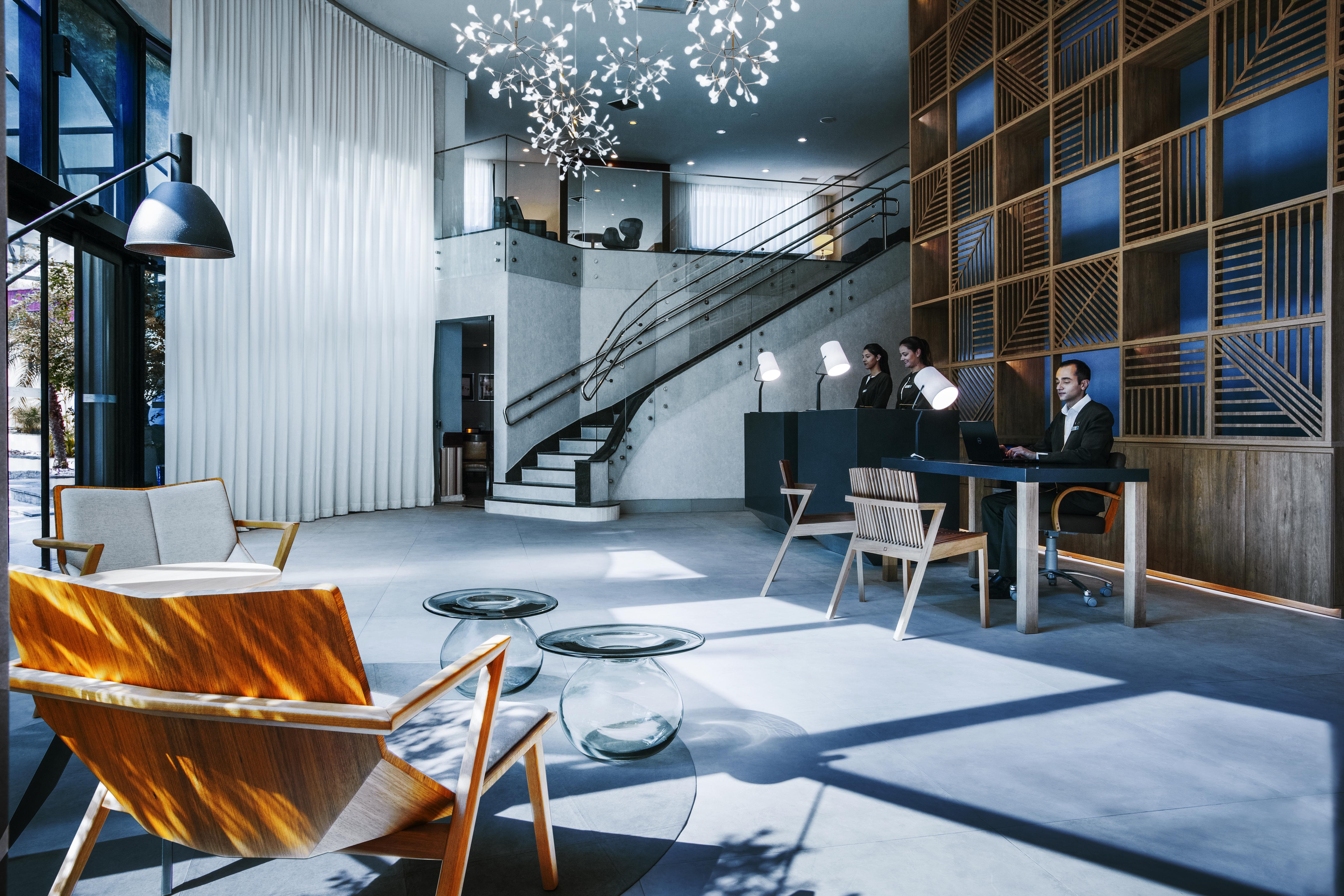 奥斯卡弗莱雷丽笙酒店 圣保罗 外观 照片 The lobby of the hotel